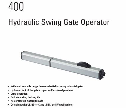 FAAC Swing Gate Operator 400